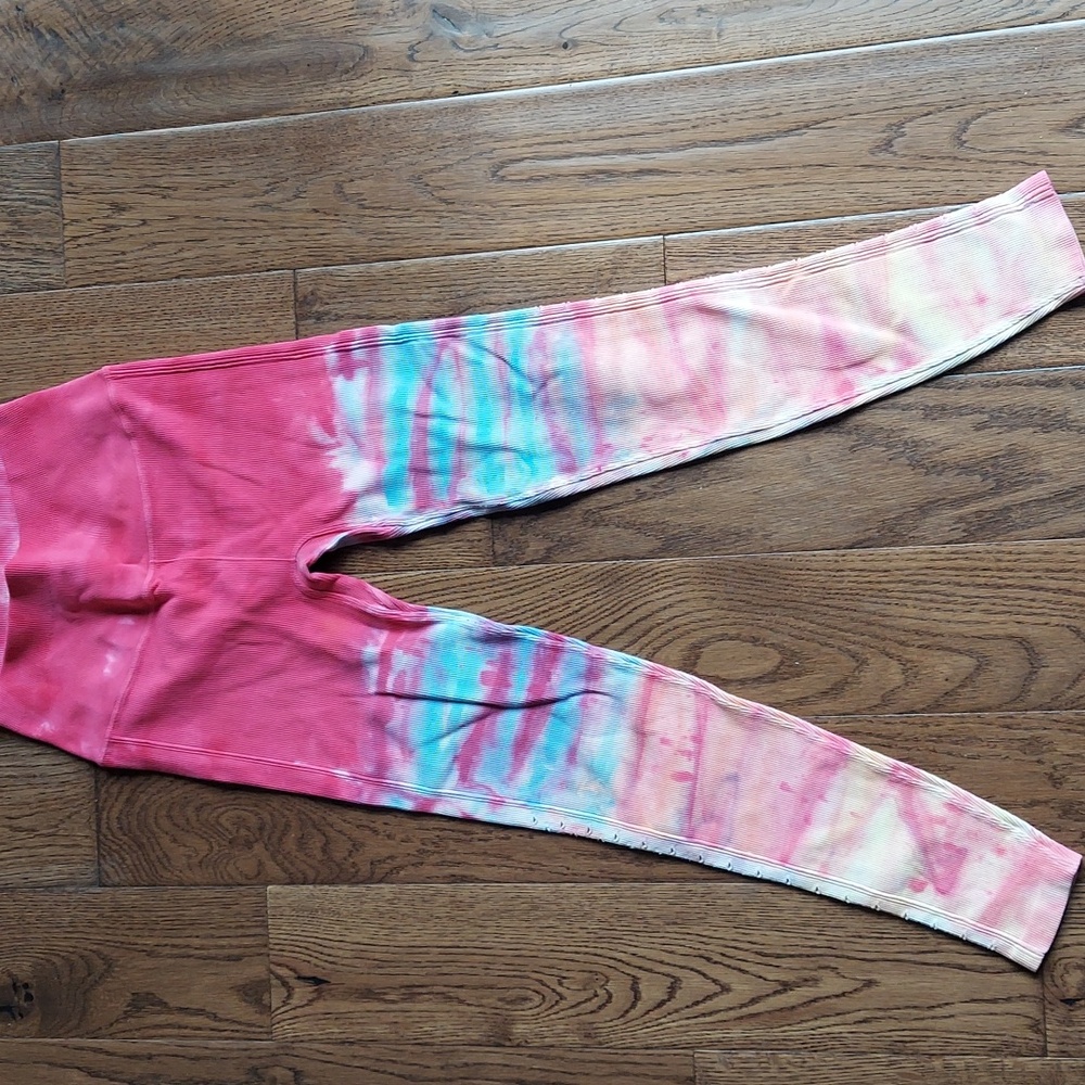 Spiritual Gangster ribbed tie dye pink xs